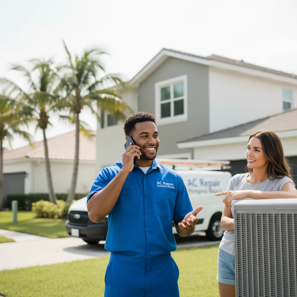 AC Repair Pompano Beach customer support in Halethorpe